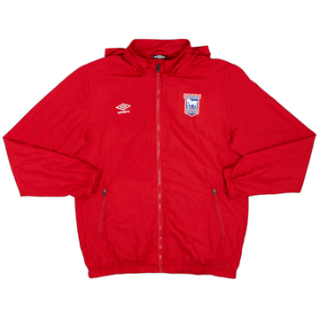 2023-24 Ipswich Umbro Hooded Rain Jacket - 10/10 - (S)