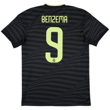 2022-23 Real Madrid Third Shirt Benzema #9 - 10/10 - (M)
