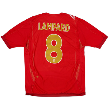 2006-08 Inglaterra Camiseta de visitante Lampard #8 - 7/10 - (L)