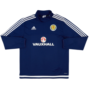 2015-16 Scotland adidas 1/4 Zip Training Top - 7/10 - (XL)