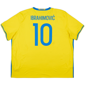 2016-17 Sweden Home Shirt Ibrahimovic #10 - 7/10 - (3XL)