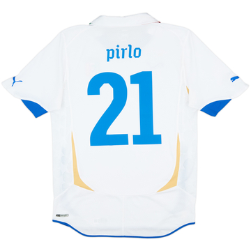 2010-12 Italy Away Shirt Pirlo #21 - 8/10 - (M)