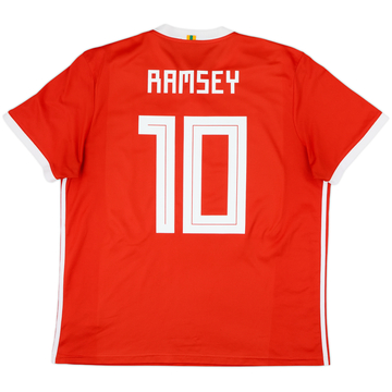 2018-19 Wales Home Shirt Ramsey #10 - 9/10 - (XL)