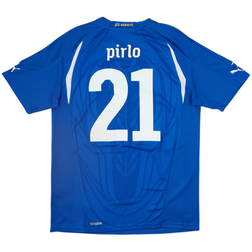 2010-12 Italy Home Shirt Pirlo #21 - 8/10 - (L)