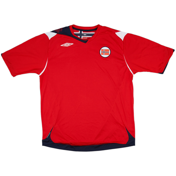 2006-08 Norway Home Shirt - 9/10 - (XL)