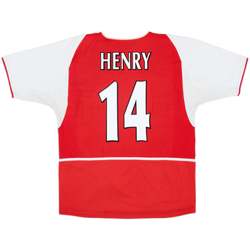 2002-04 Arsenal Home Shirt Henry #14 - 8/10 - (M)