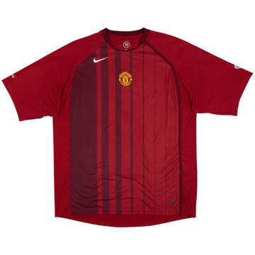 2004-05 Manchester United Nike Training Shirt - 8/10 - (XL)