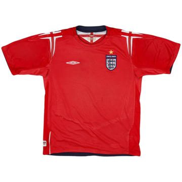 2004-06 England Away Shirt - 5/10 - (L.Boys)