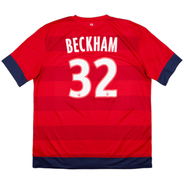 2012-13 Paris Saint-Germain Away Shirt Beckham #32 - 8/10 - (XL)
