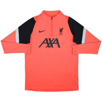 2020-21 Liverpool Nike 1/4 Zip Drill Top - 8/10 - (M)