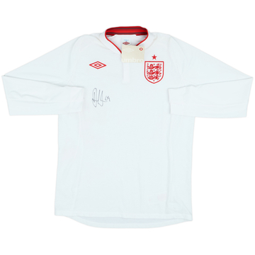 2012-13 England Signed Home L/S Shirt (L)