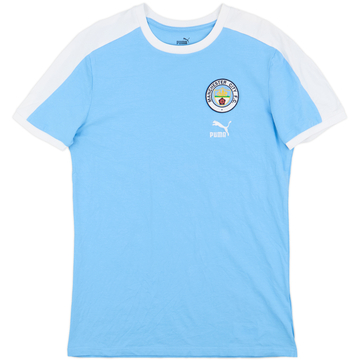 2022-23 Manchester City Puma ftblHeritage T7 Tee - 10/10 - (M)