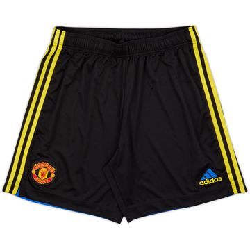 2021-22 Manchester United Third Shorts - 10/10 - (L)