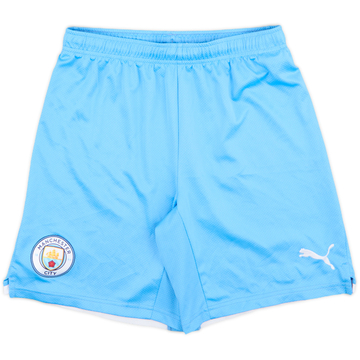 2021-22 Manchester City Home Shorts - 9/10 - (S)