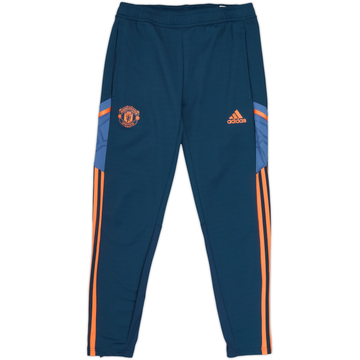 2021-22 Manchester United adidas Track Pants/Bottoms - 9/10 - (M)