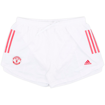 2020-21 Manchester United adidas Home Shorts - 10/10 - (Women's XL)