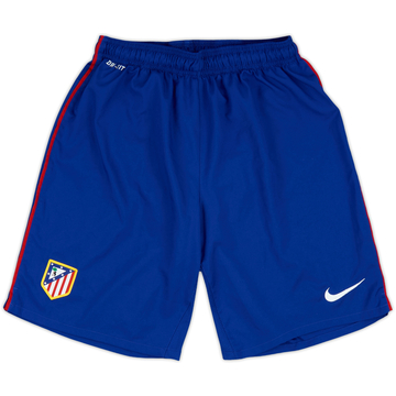 2013-14 Atletico Madrid Home Shorts - 10/10 - (L)