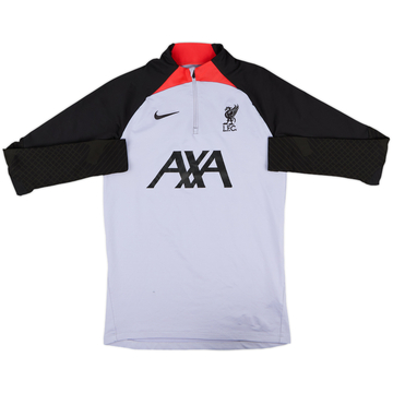 2022-23 Liverpool Nike 1/4 Zip Dill Top - 7/10 - (S)