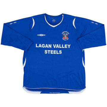 2008-10 Lisburn Distillery Away L/S Shirt - 4/10 - (XL)