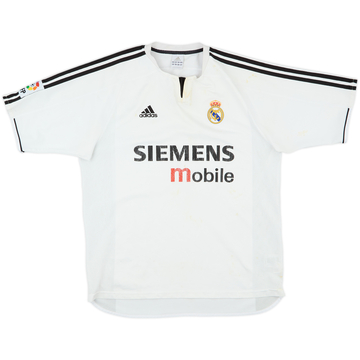 2003-04 Real Madrid Home Shirt - 4/10 - (L)