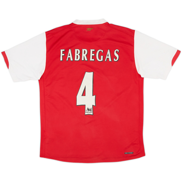 2006-08 Arsenal Home Shirt Fabregas #4 - 4/10 - (M)