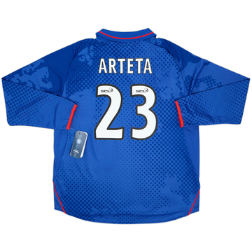 Camiseta de local de manga larga del Rangers 2002-03 Arteta #23 (XL)