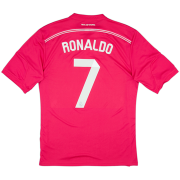 2014-15 Real Madrid Camiseta Visitante Ronaldo #7 (L)