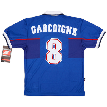 1997-99 Rangers Home Shirt Gascoigne #8 (M)