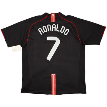 2007-08 Manchester United Away Shirt Ronaldo #7 (XXL)