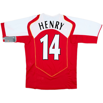 2004-05 Arsenal Home Shirt Henry #14 (M)