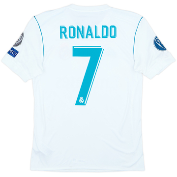 2017-18 Real Madrid Home Shirt Ronaldo #7 (S)
