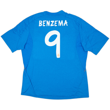2013-14 Real Madrid Away Shirt Benzema #9 (XL)