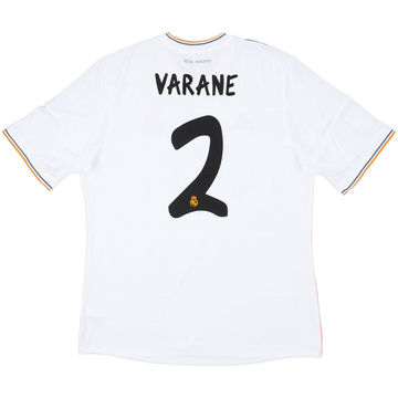 2013-14 Real Madrid Home Shirt Varane #2 (XL)