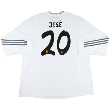 2013-14 Real Madrid Home L/S Shirt Jese #20 (3XL)
