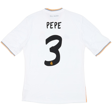 2013-14 Real Madrid Home Shirt Pepe #3 (M)