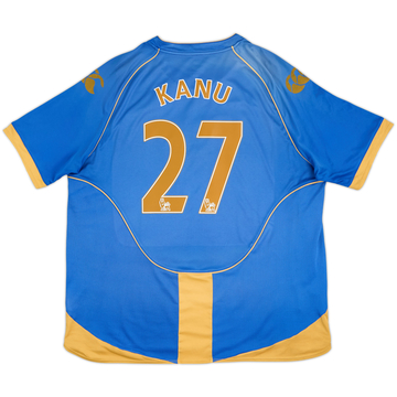 2008-09 Portsmouth Home Shirt Kanu #27 - 4/10 - (XXL)
