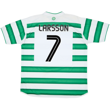 2003-04 Celtic Home Shirt Larsson #7 - 6/10 - (XL)