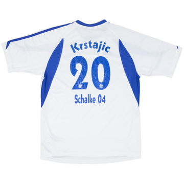 2003-04 Schalke Signed Away Shirt Krstajic #20 - 6/10 - (XL.Boys)