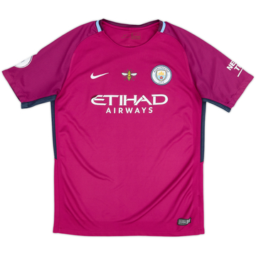 Camiseta de visitante del Manchester City 2017-18 - 5/10 - (Mujeres XL)