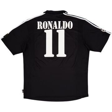 2001 Real Madrid Away Shirt Ronaldo #11 - 8/10 - (XL)