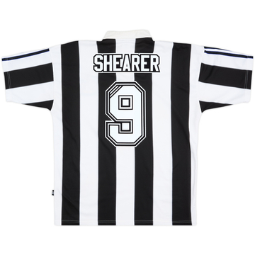 1995-97 Newcastle Home Shirt Shearer #9 - 7/10 - (L)