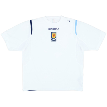 2005-06 Scotland Diadora Training Shirt - 6/10 - (XL)