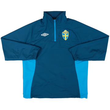 2010-12 Sweden 1/4 Zip Umbro Drill Top - 8/10 - (S)