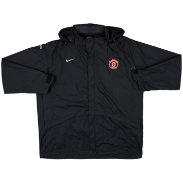 2006-07 Manchester United Nike Hooded Rain Jacket - 7/10 - (L)