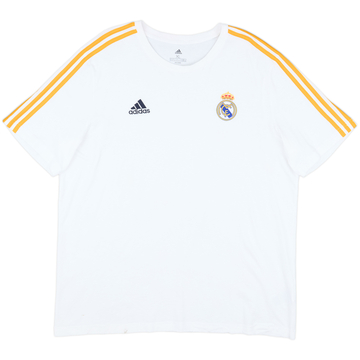 2023-24 Real Madrid adidas Cotton Tee - 6/10 - (XL)