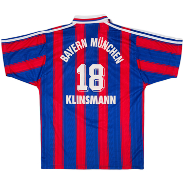1995-97 Bayern Munich Home Shirt Klinsmann #18 - 8/10 - (S)
