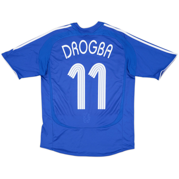 2006-08 Chelsea Home Shirt Drogba #11 - 6/10 - (XL.Boys)
