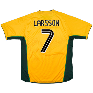 2002-03 Celtic Away Shirt Larsson #7 - 10/10 - (L)