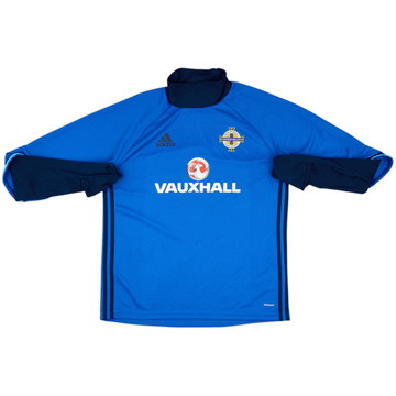 2015-16 Northern Ireland adidas Drill Top - 8/10 - (L)