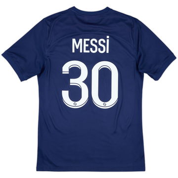2022-23 Paris Saint-Germain Home Shirt Messi #30 - 6/10 - (S)